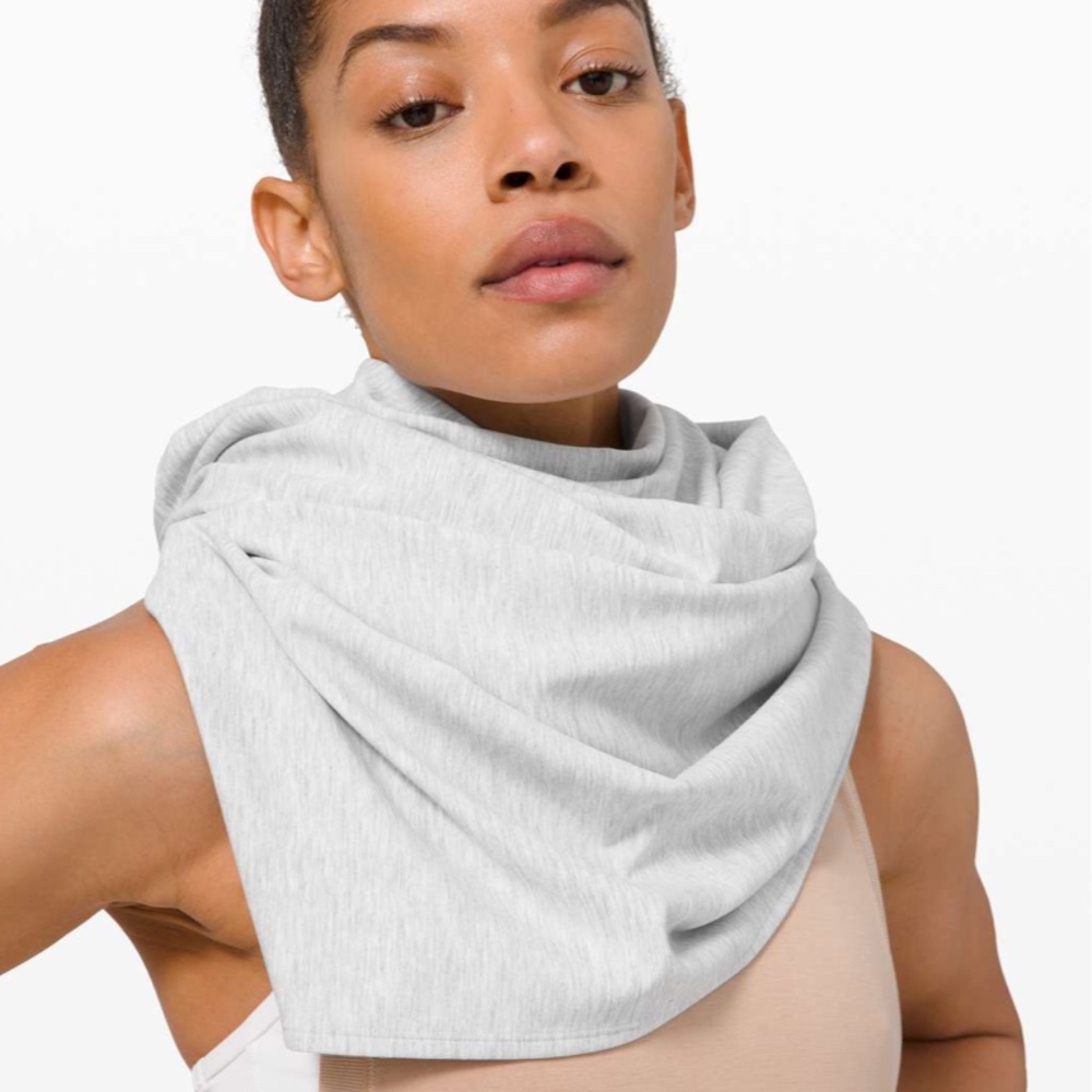 Lululemon Vinyasa Scarf Heather Grey Modal - NWOT
